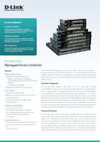 Datasheet for D-Link DGS-2000-10P, EAN: 0790069460470