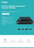 Datasheet for D-Link DGS-108GL/E, EAN: 0790069458583