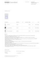 Datenblatt zu Gira 126666, EAN: 4010337266662