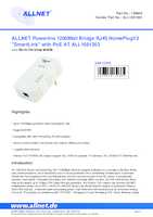 Datasheet for Allnet ALL1681203, EAN: 4038816139665