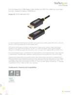 Datasheet for Startech.com 6F-DP-HDMI-4K60-HDR, EAN: 0065030901857