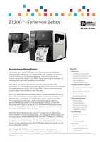 Datasheet for ZEBRA P1037974-006