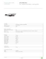 Datasheet for APC APCRBC88, EAN: 0731304300038