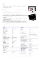 Datasheet for Eizo FDF2711W-IP-BK, EAN: 4995047064718