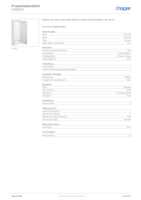 Datasheet for Hager FWB51D, EAN: 3250612736812