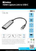 Datasheet for Sandberg 136-36, EAN: 5705730136368