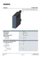 Datasheet for Siemens 3RT29161CB00, EAN: 4011209740006