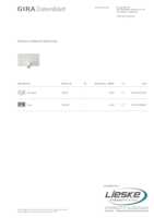 Datenblatt zu Gira 135827, EAN: 4010337041092