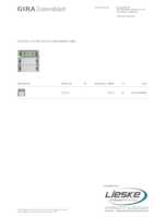 Datenblatt zu Gira 514200, EAN: 4010337086888