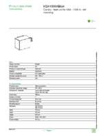 Datasheet for Schneider Electric KSA1000ABG4, EAN: 3606480003479