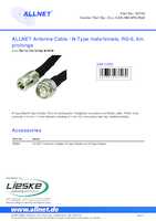Datasheet for Allnet ALL-CAB-NM-NF6-RG8, EAN: 4038816937469