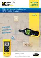 Datasheet for Chauvin Arnoux P01141626, EAN: 3760171417911