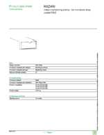 Datenblatt zu Schneider Electric RXZ400, EAN: 3389119404297