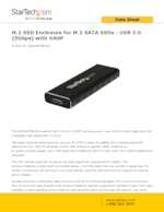 Datasheet for Startech.com SM2NGFFMBU33, EAN: 0065030859684