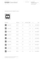 Datenblatt zu Gira 560900, EAN: 4010337460091