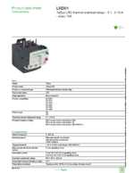 Datasheet for Schneider Electric LRD01, EAN: 3389110346718