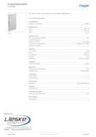 Datasheet for Hager FZ199N, EAN: 3250612777549