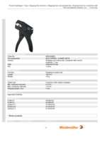 Datenblatt zu Weidmüller 9003500000, EAN: 4008190107109