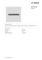 Datasheet for Siedle 200038544-00, EAN: 4015739385447