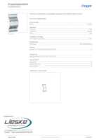 Datasheet for Hager R2290VERZ, EAN: 4012740225212