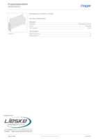 Datasheet for Hager M56899010, EAN: 4012740311939