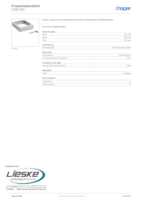Datasheet for Hager FZ901SD, EAN: 3250612757602