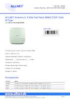 Datasheet for Allnet ANT-24-2T2R-PATCH-385, EAN: 4038816000477