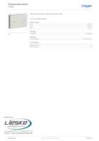 Datasheet for Hager T95B, EAN: 4010330552199