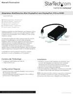 Datasheet for Startech.com MDP2DPDVHD, EAN: 0065030844338