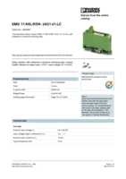 Datasheet for Phoenix Contact 2940391, EAN: 4017918080068