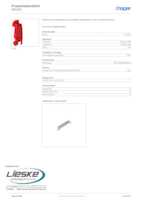 Datasheet for Hager M6290, EAN: 4012740242783