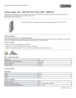 Datasheet for Phoenix Contact 2904374, EAN: 4046356897082