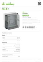 Datenblatt zu Spelsberg 75200201, EAN: 4013902885770