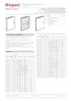 Datasheet for Legrand 001433, EAN: 3245060014339