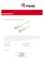 Datasheet for Equip 603003, EAN: 4015867230602