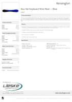 Datasheet for Kensington 62397, EAN: 0636638006192