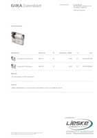 Datenblatt zu Gira 000200, EAN: 4010337002000
