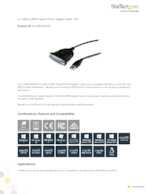 Datasheet for Startech.com ICUSB1284D25, EAN: 0065030825863