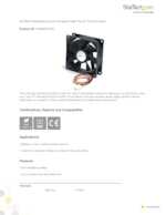 Datasheet for Startech.com FAN9X25TX3L, EAN: 0065030788953