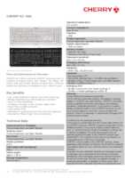 Datasheet for Cherry JK-0800DE-2, EAN: 4025112081316