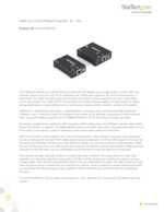 Datasheet for Startech.com ST121HDBTPW, EAN: 0065030854177