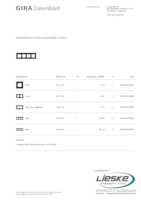 Datasheet for Gira 0214226, EAN: 4010337015901