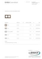 Datenblatt zu Gira 0212221, EAN: 4010337016014