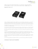 Datasheet for Startech.com USB2001EXTV, EAN: 0065030866132
