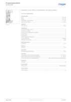 Datasheet for Hager ZK52U5N, EAN: 3250617723381