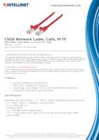 Datasheet for Intellinet 735506, EAN: 766623735506