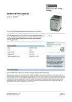 Datasheet for Phoenix Contact 2866776, EAN: 4046356113557