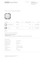 Datenblatt zu Gira 2001100, EAN: 4010337047988