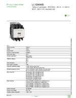 Datasheet for Schneider Electric LC1D80MD, EAN: 3389110441918
