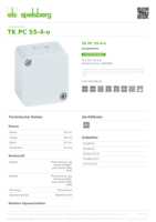 Datenblatt zu Spelsberg 12045501, EAN: 4013902901227